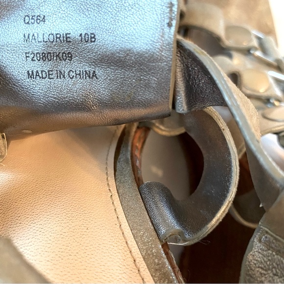 COACH Mallorie Leather Wedge Size 10B - Picture 7 of 8